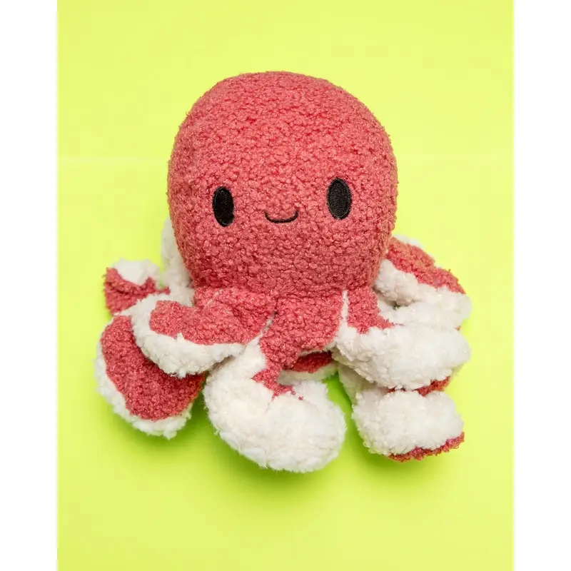 Selene the Octopus Crinkle Squeaker Dog Toy (12")