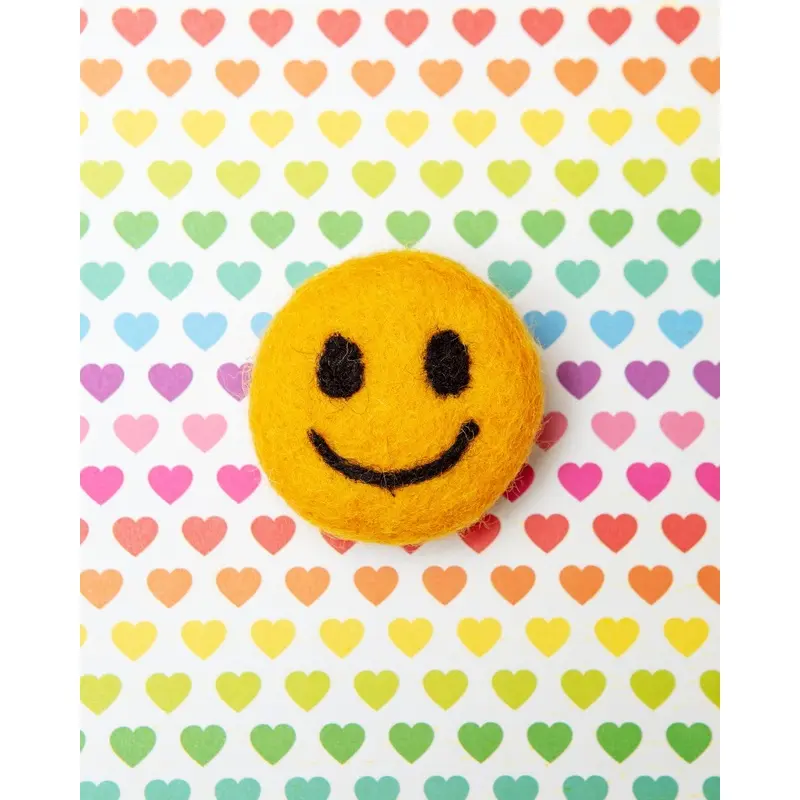 Smiley Face Collar Accessory (Made in the USA)