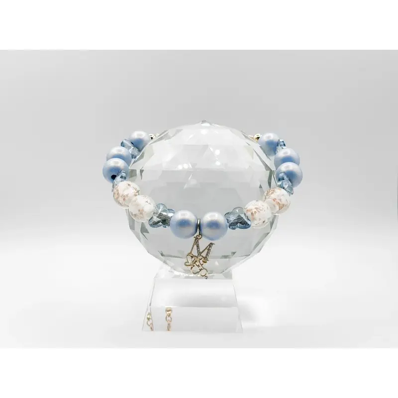 "Frozen" Beaded Necklace