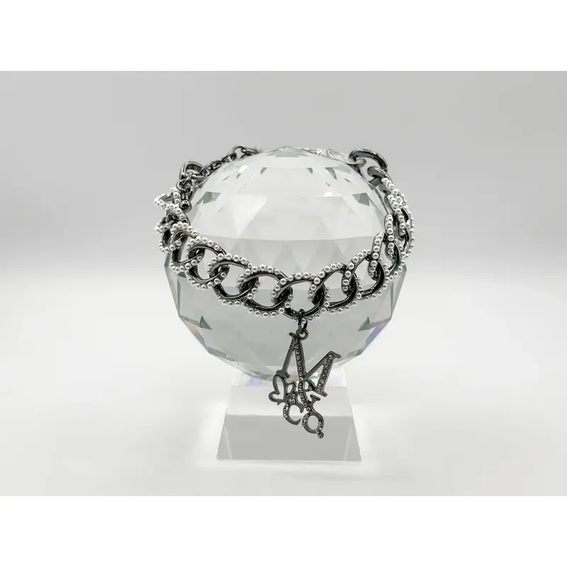 Runway Necklace: Seraphina (Gun Metal Finish)