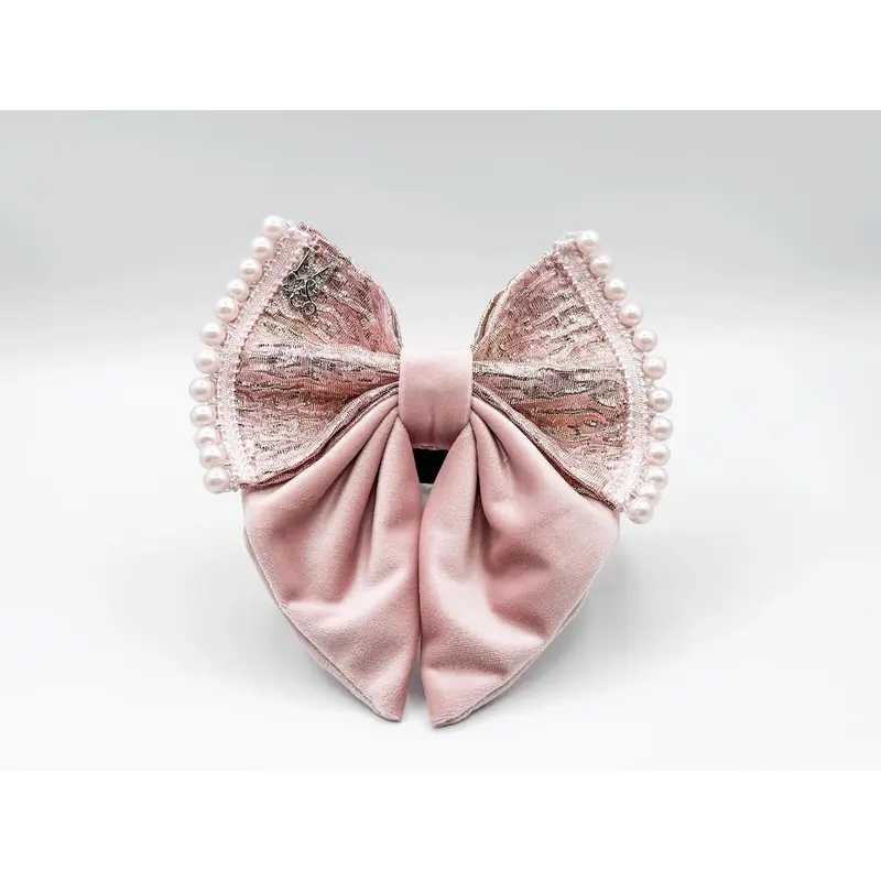The Riley Sailor Tweed Hair Bow