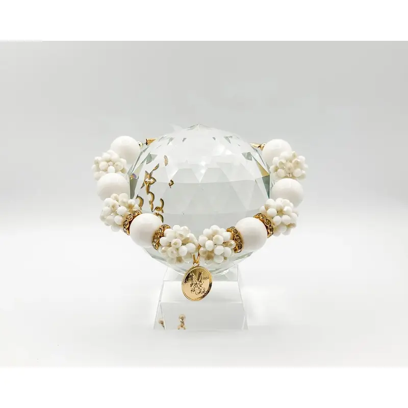 "Pearl Crystals" Necklace