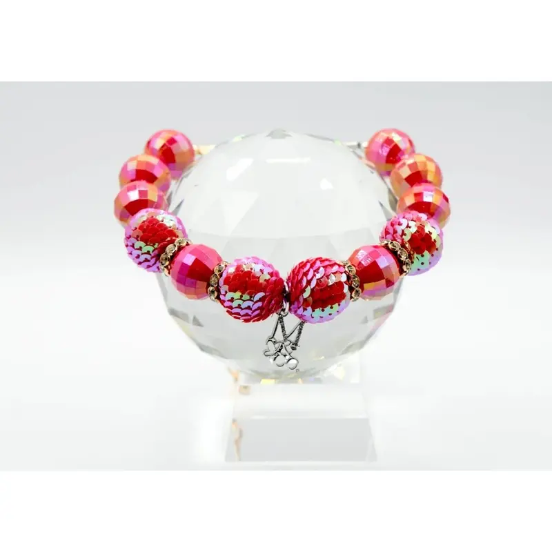 "Ruby Dreams Scales" Necklace