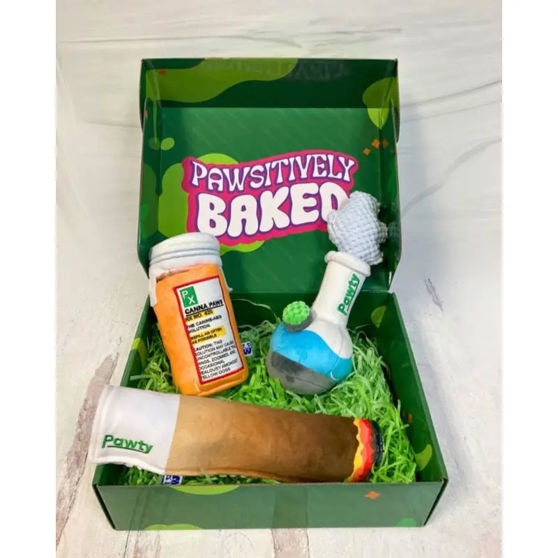 Pawsitively Baked Dog Toy Set