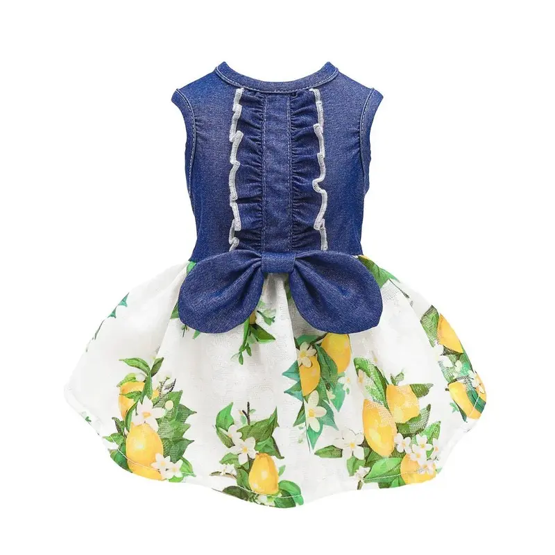 Denim Lemon Dress