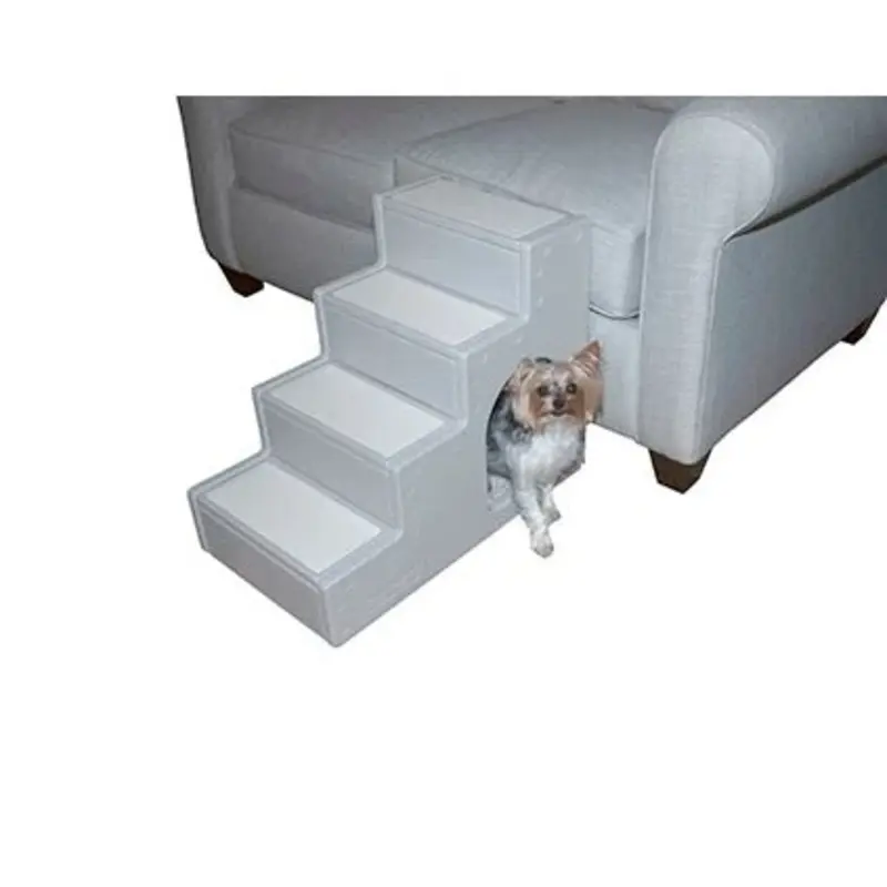 Pet Step IV With Pet Den- Essential Grey