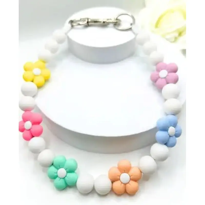 Full Blooms Beaded Pet Collar