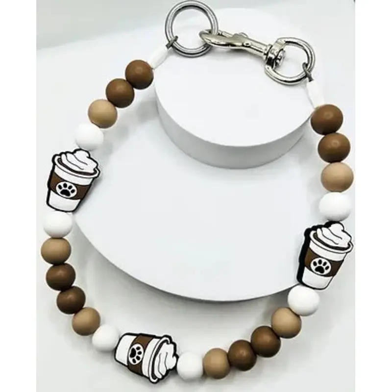 Puppuccino Beaded Pet Collar