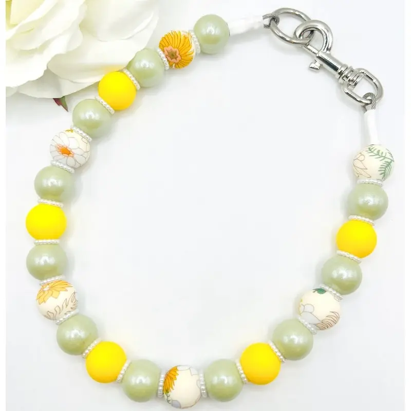 1930's Flora Vintage Glam Beaded Collar
