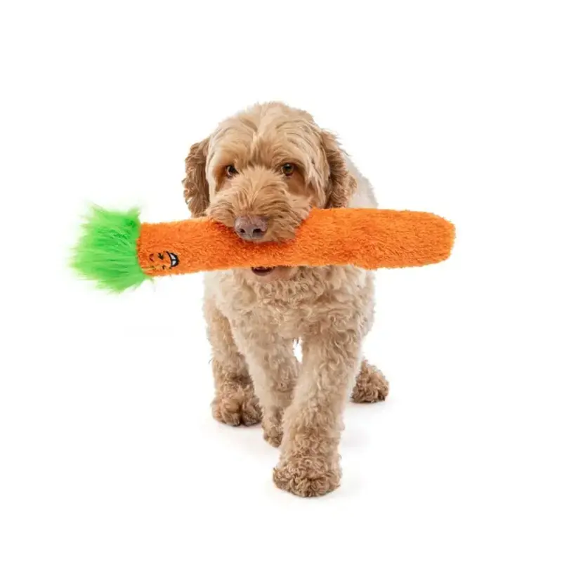 Guru Pet Fry Guys 'jerry' Plush Dog Toy in 3 Big Sizes