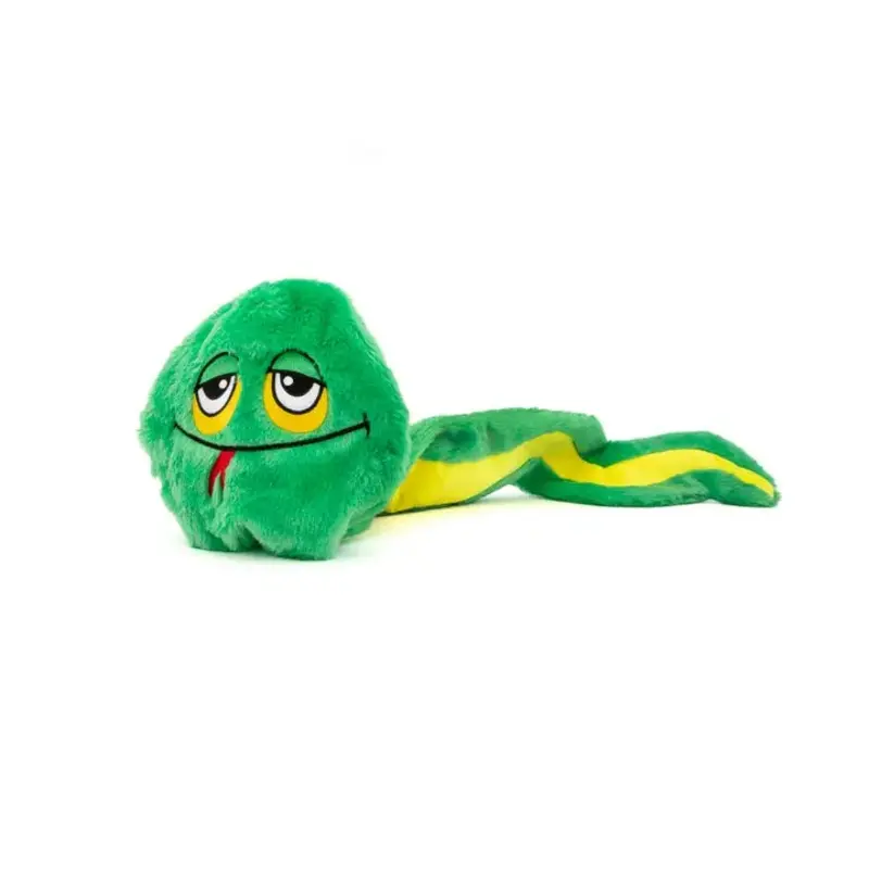 Guru Pet Hide-A-Tail Green Snake Plush Toy in 3 Big Sizes
