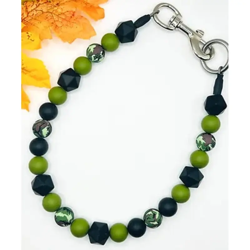 Fall Camo Beaded Collar