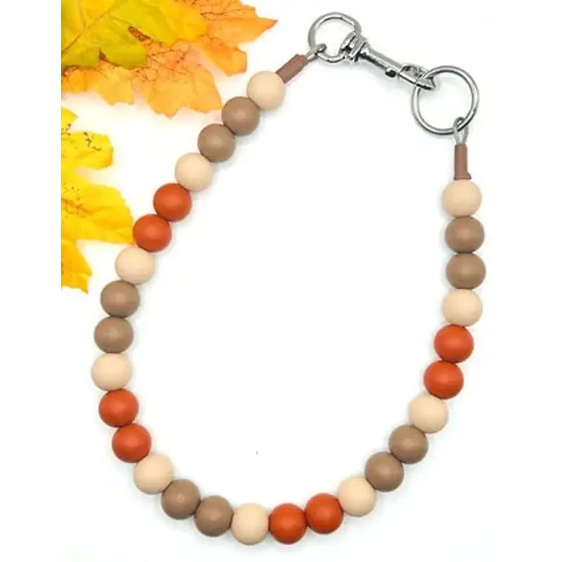 Fall Pumpkin Spice Beaded Collar