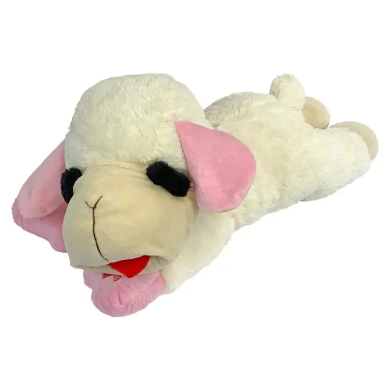 Lamb Chop Pink Ribbon Dog Toy - 24 in