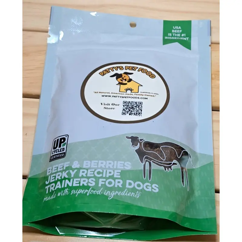 Pooch Perfect Dog Jerky Treats- Beef and Berries