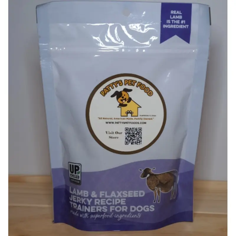 Pooch Perfect Dog Jerky Treats- Lamb and Flaxseed