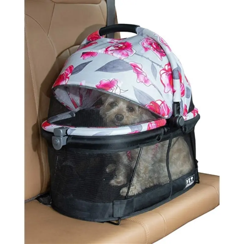 Floral View 360 Pet Carrier & Car Seat