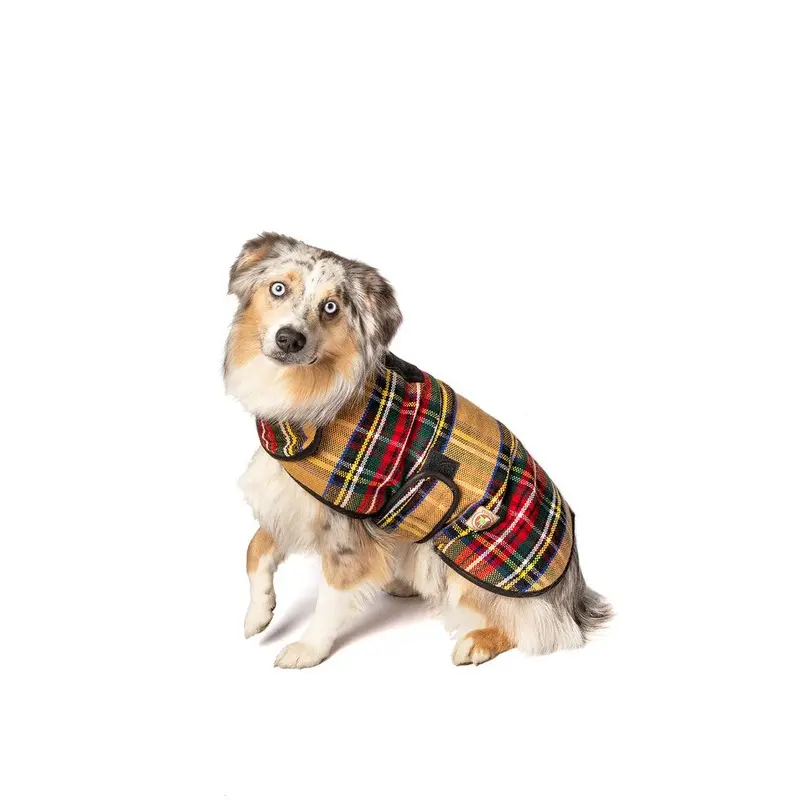 Tan Tartain Coat