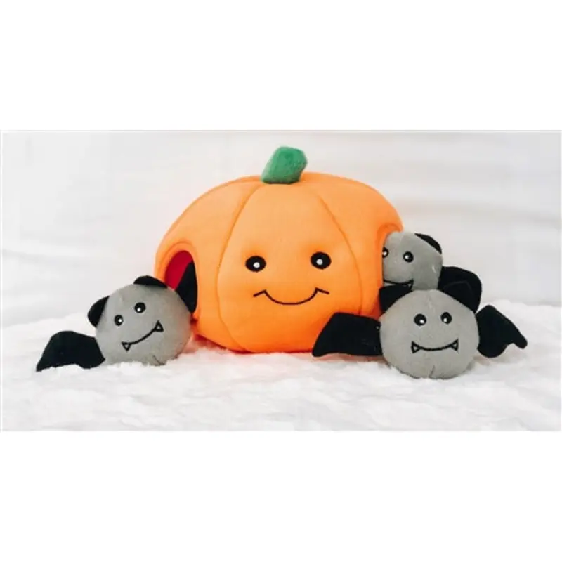 Zippy Paws Halloween Burrow Pumpkin Toy