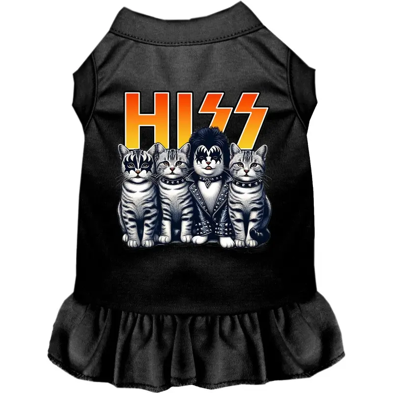 Hiss Kitties Pet Dress in Many Colors