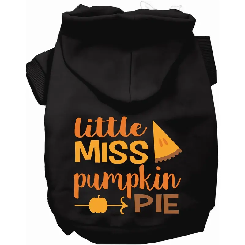 Little Miss Pumpkin Pie Pet Hoodie in Many Colors