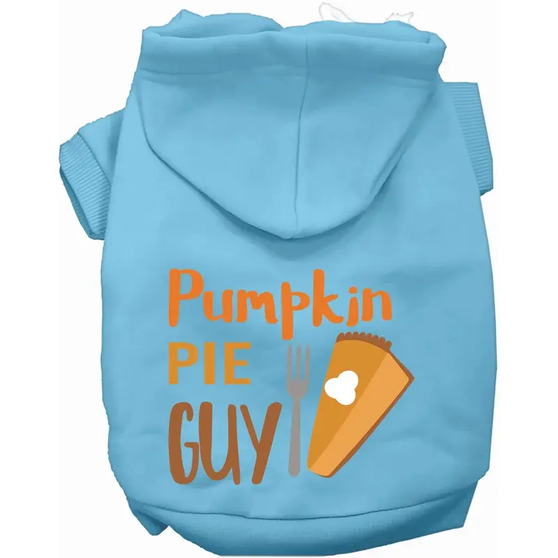 Pumpkin Pie Guy Pet Hoodie in Many Colors