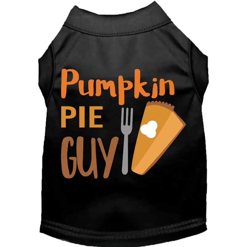 Pumpkin Pie Guy Pet Shirt in Many Colors