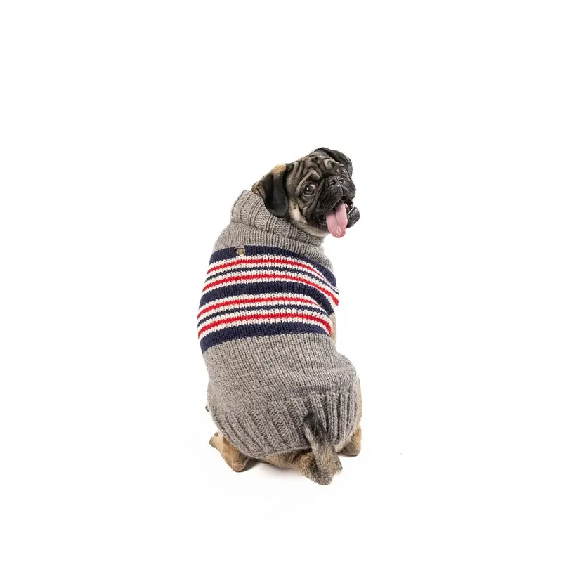 Charlie Stripe Knit Dog Sweater