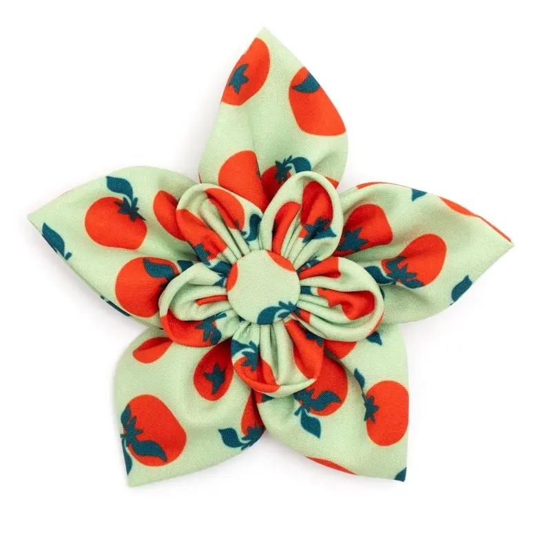 Green Tomatoes Flower Collar Slider