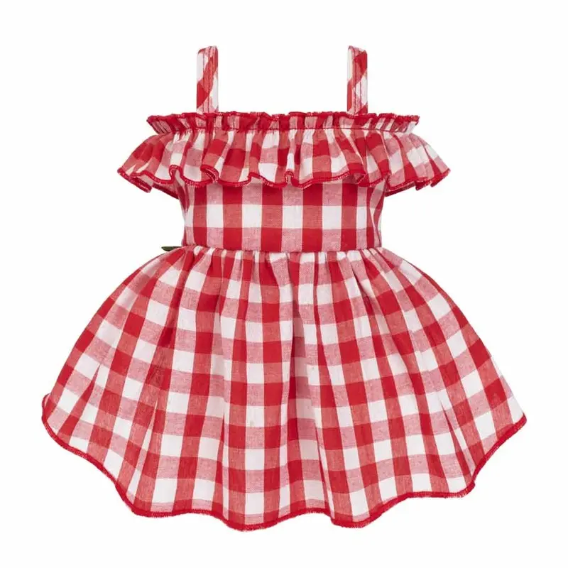 Bohemian Plaid Dog Dress