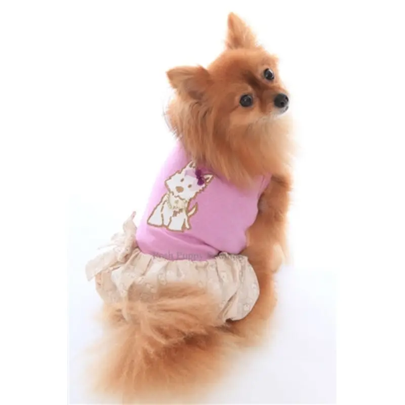 The Hugs and Kisses Puppy Bubble Dress