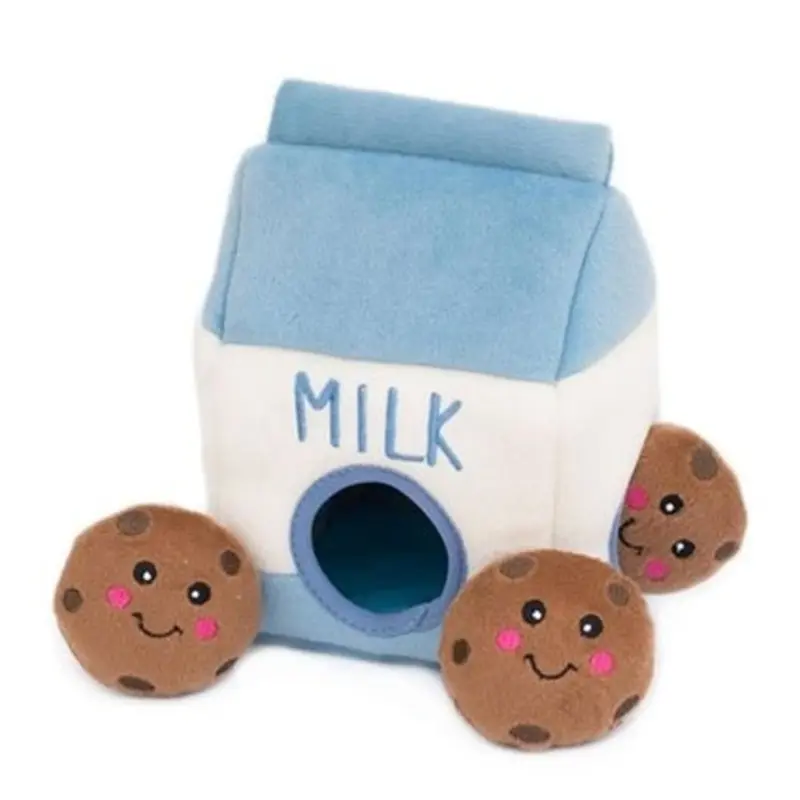 Zippy Paws Milk and Cookies Food Buddies Burrow
