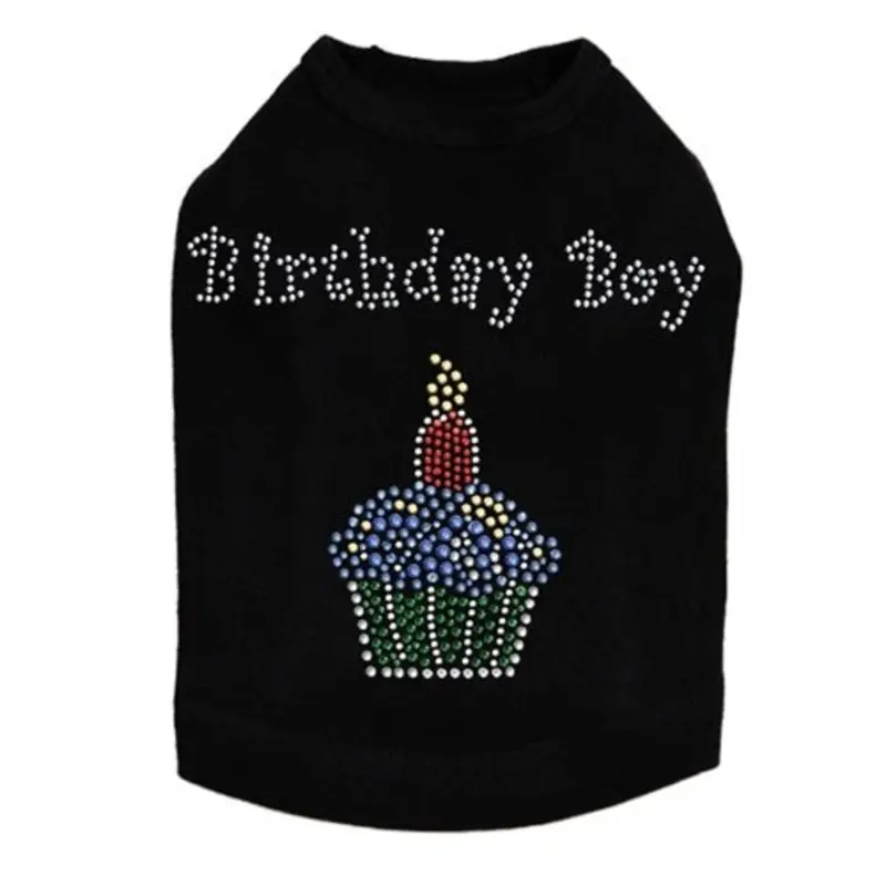 Birthday Boy Rhinestone Tank- Many Colors
