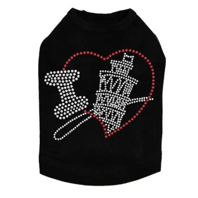 I Love Italy Dog Tank in Many Colors