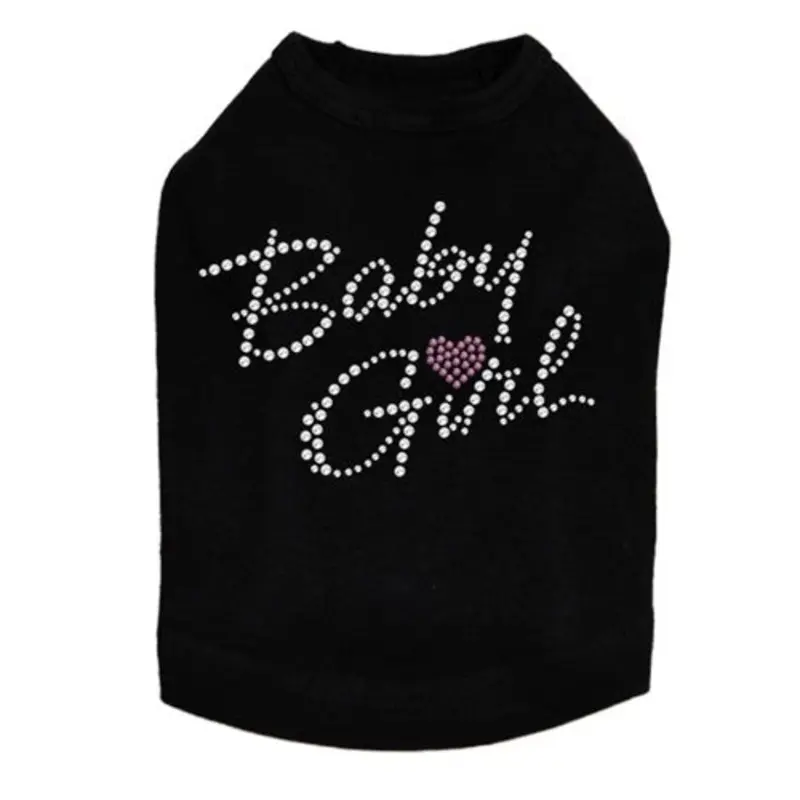 Baby Girl Rhinestones Tank- Many Colors