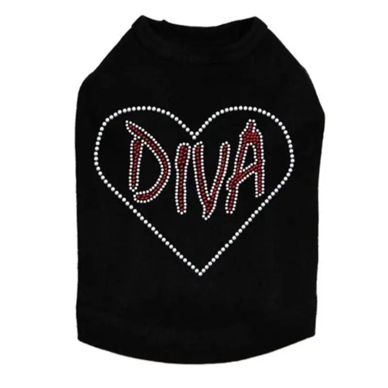 Diva Heart Tank - Many Colors