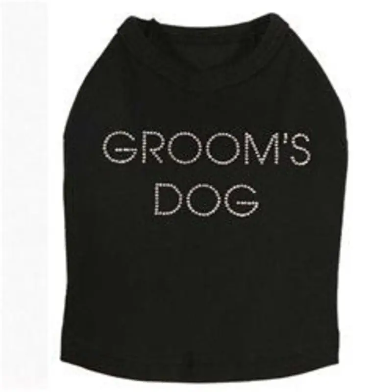 Groom's Dog Rhinestone Tank - Many Colors