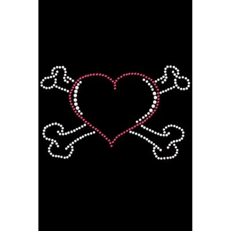 Heart with Cross Bones Bandana- Many Colors