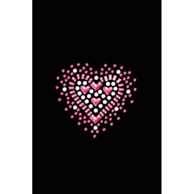 Pink Swarovski Heart Bandana- Many Colors