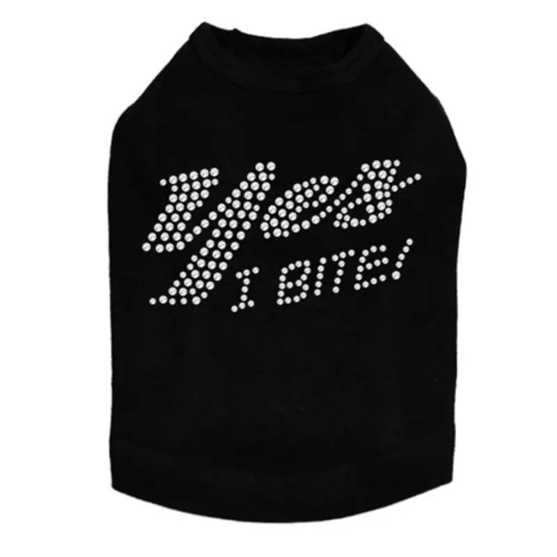 Yes I Bite Rhinestone Tank- Many Colors