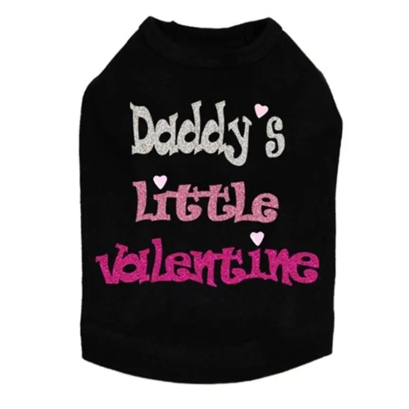 Daddy's Little Valentine Tank- Many Colors