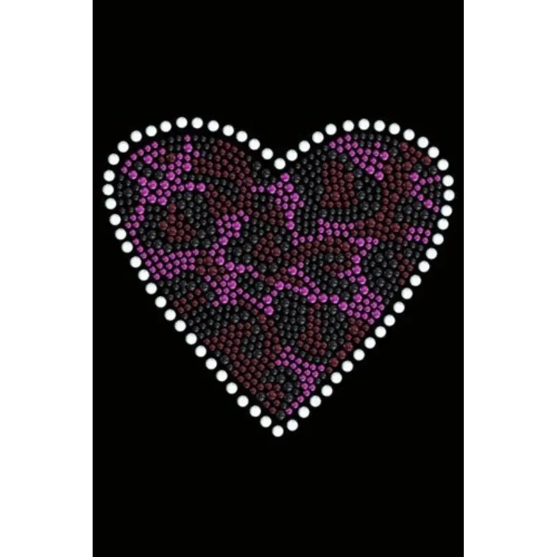 Fuchsia Leopard Heart Bandana- Many Colors