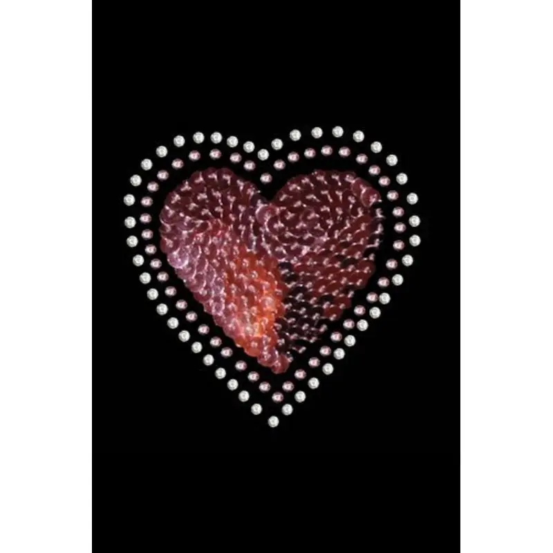 Sequin Pink Heart Bandana- Many Colors