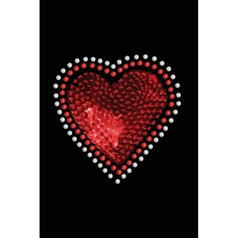Sequin Red Heart Bandana- Many Colors