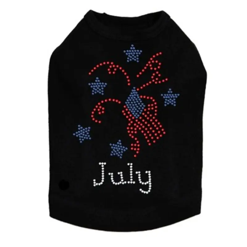July Rhinestone Tank- Many Colors