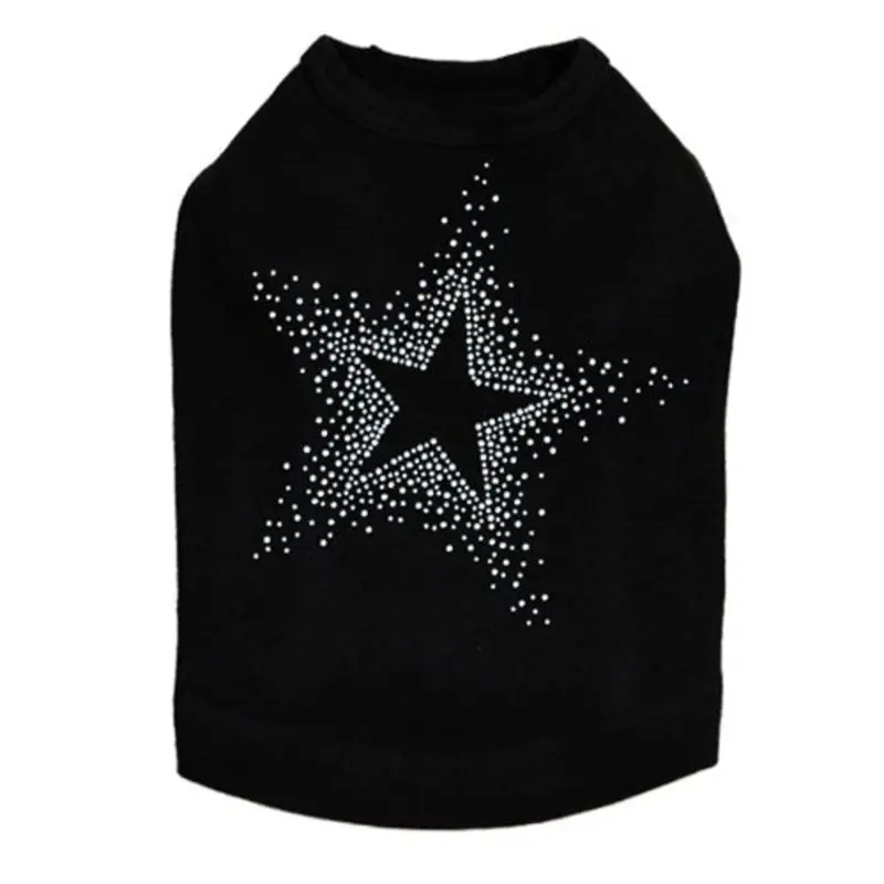 Star Clear Rhinestone Tank- Many Colors