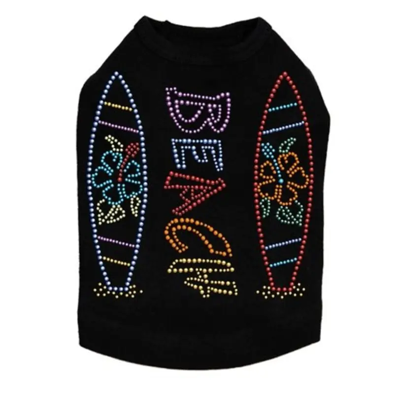 Beach Surfboards Dog Tank Dress in Many Colors