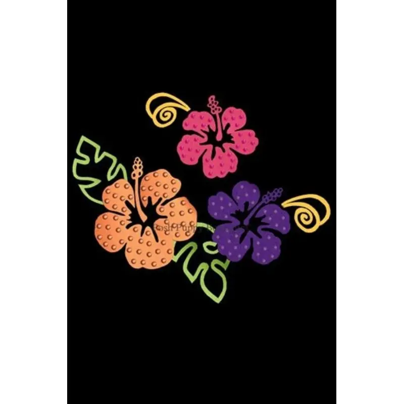 Satin Hibiscus Rhinestone Bandana- Many Colors