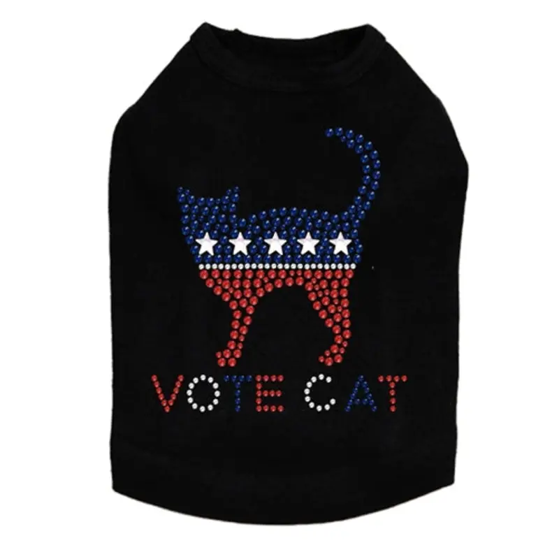 Vote Cat Dog Tank - Many Colors