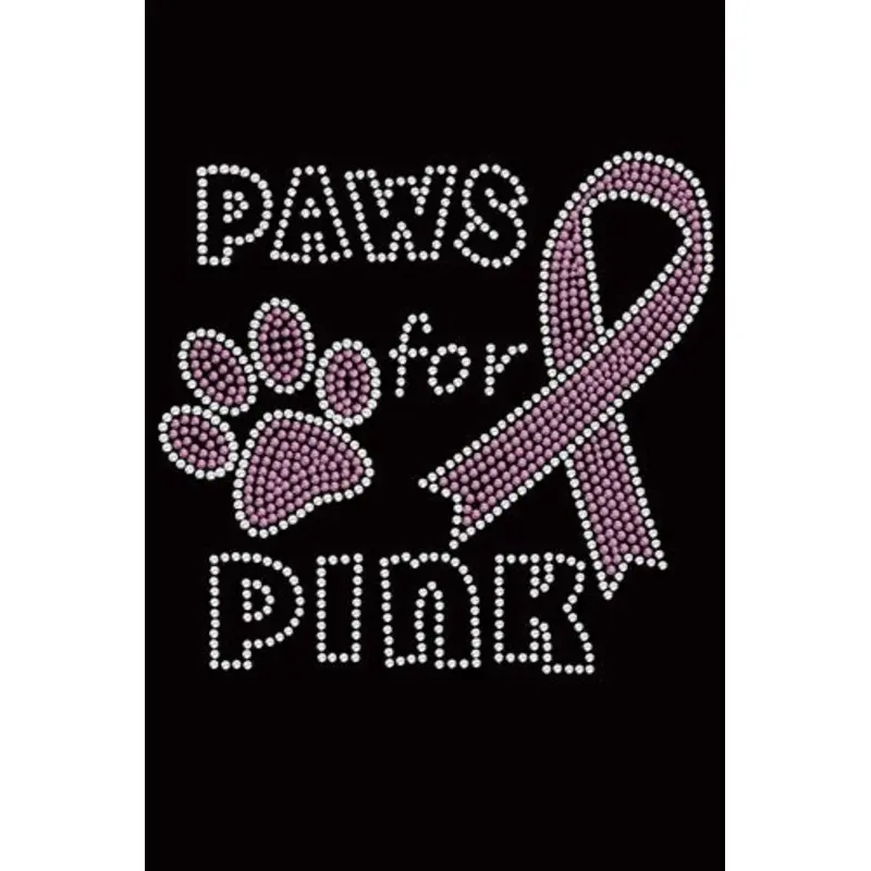 Paws for Pink Rhinestones Bandana - Many Colors